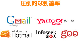 圧倒的な到達率