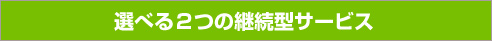 選べる２つの継続型サービス