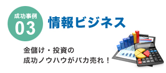 成功事例03 情報ビジネス
