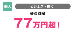 【個人】家庭・暮らし オンライン物販 145万円超!